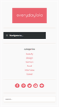 Mobile Screenshot of everydaylola.com