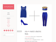 Tablet Screenshot of everydaylola.com